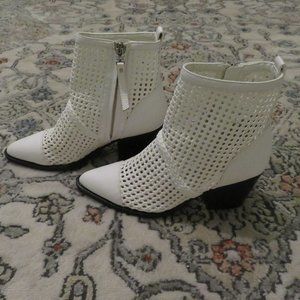 elita woven cap toe bootie